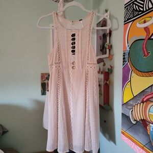 Lace Sleeveless Dress